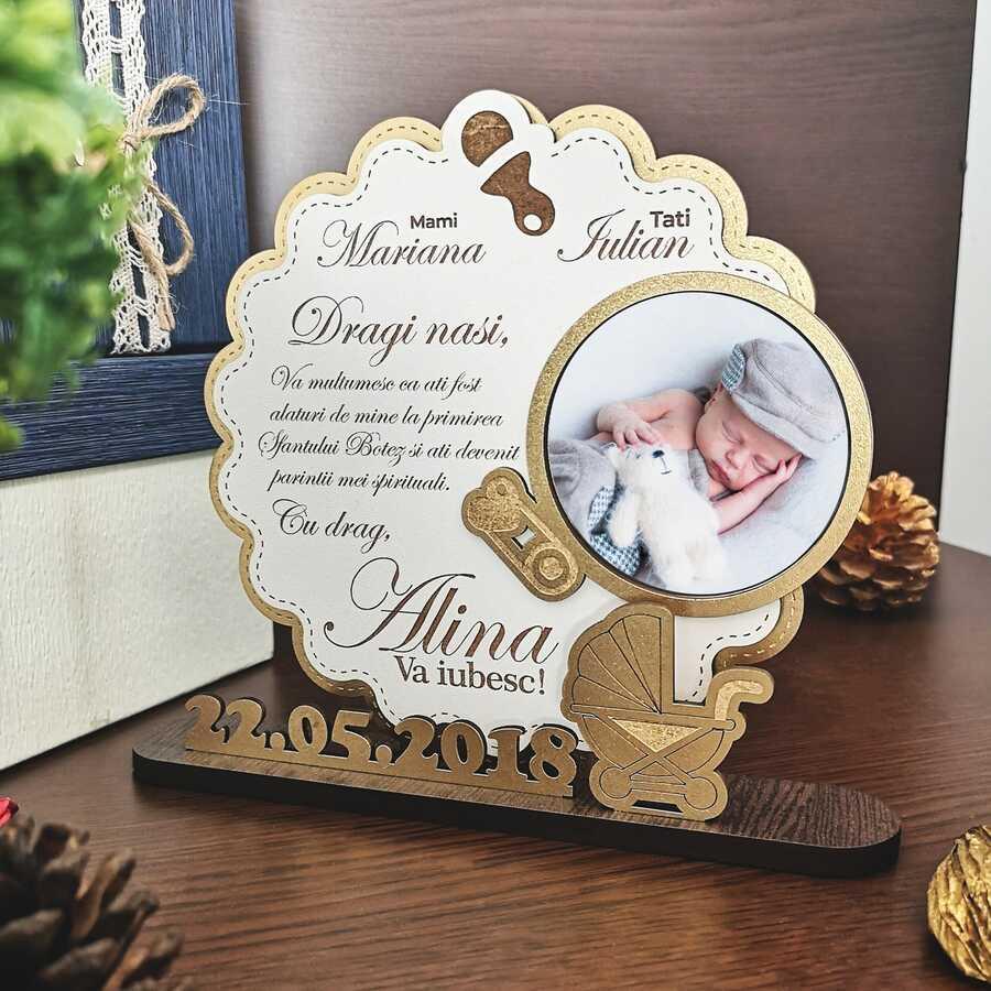 Cadou personalizat - Trofeu botez