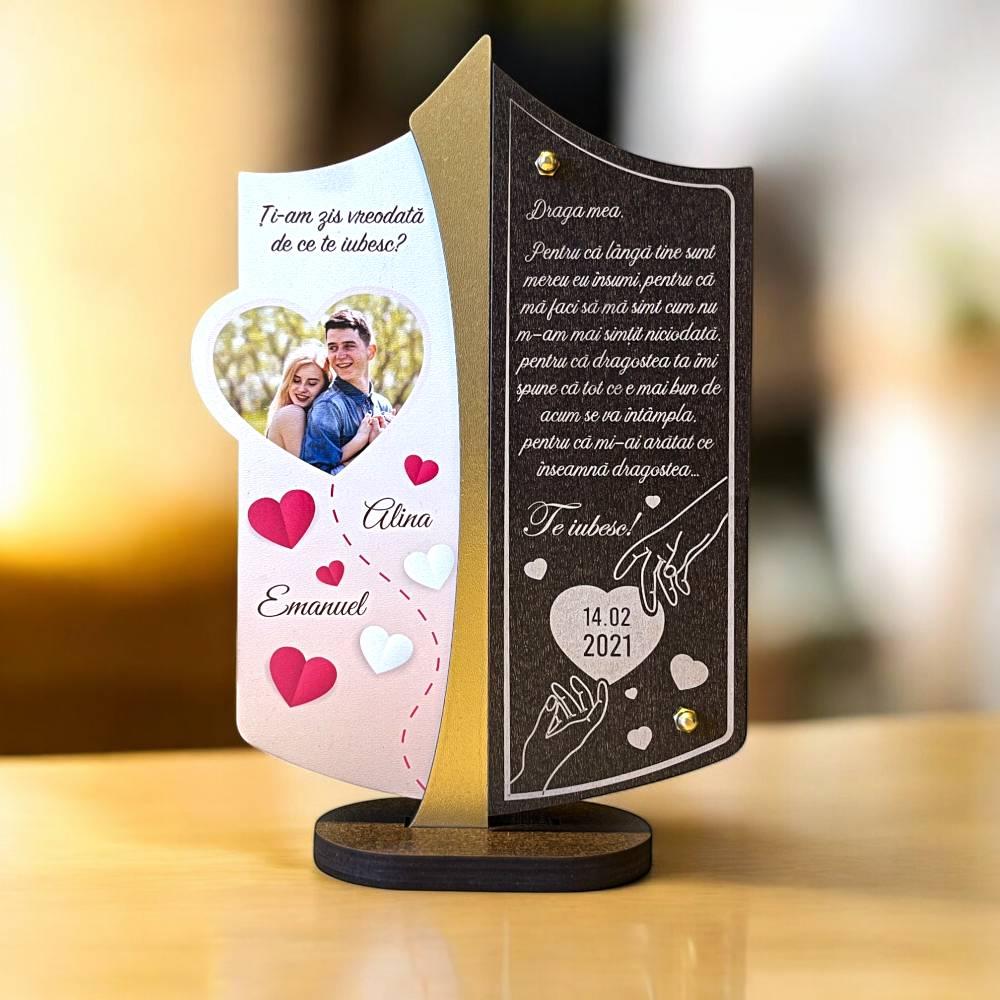 Trofeu personalizat - Motivele iubirii